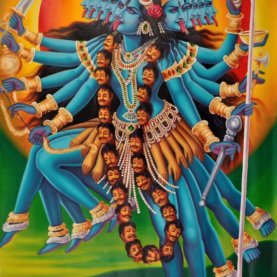 a painting of Mahakali
